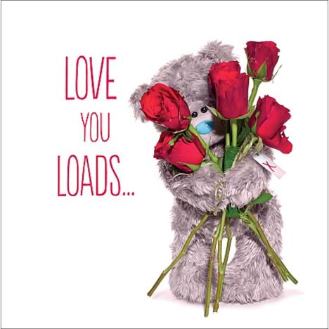 3D Holographic Love You Me to You Bear Valentines Day Card £2.99